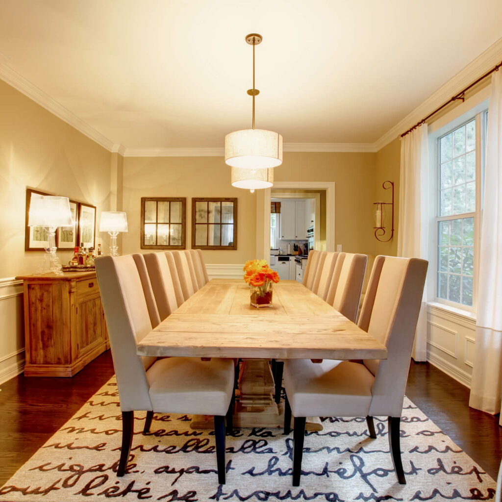 Dining room carpet flooring | Reinhold Flooring